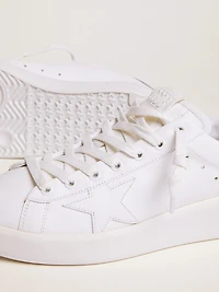 Women's Purestar sneakers with glittery silver heel tab