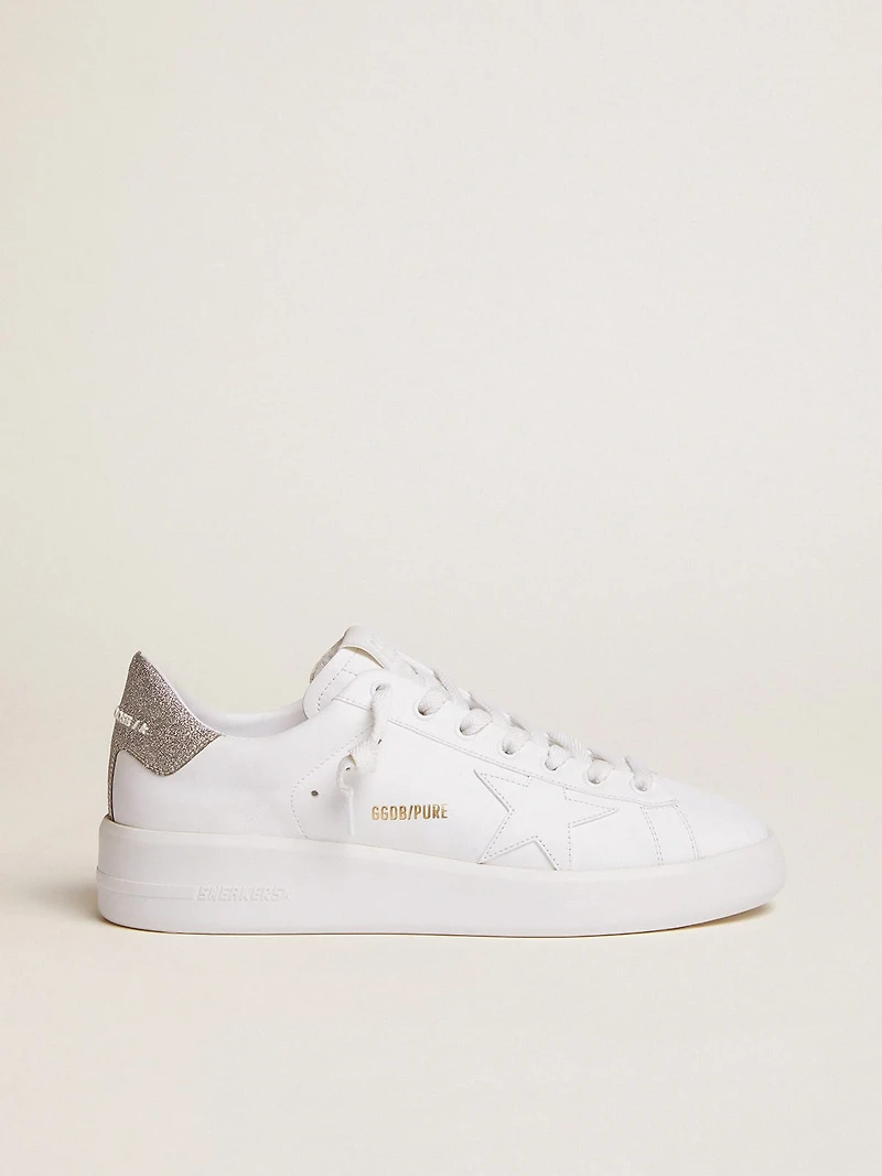 Women's Purestar sneakers with glittery silver heel tab