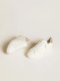 Purestar with leather star and suede heel tab Swarovski crystals