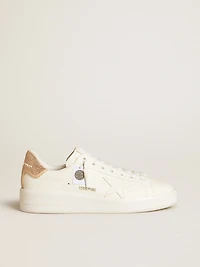 Purestar with leather star and suede heel tab Swarovski crystals