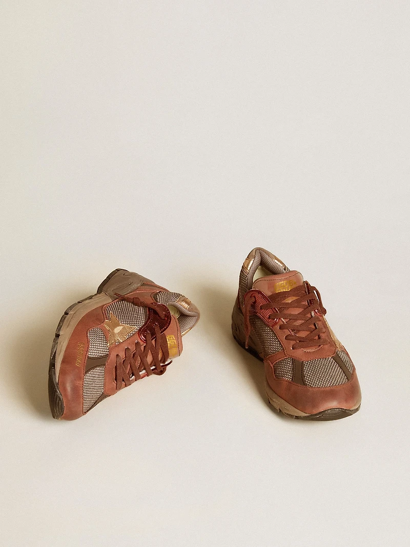 Women's Dad-Star nubuck with gold leather star and suede heel tab