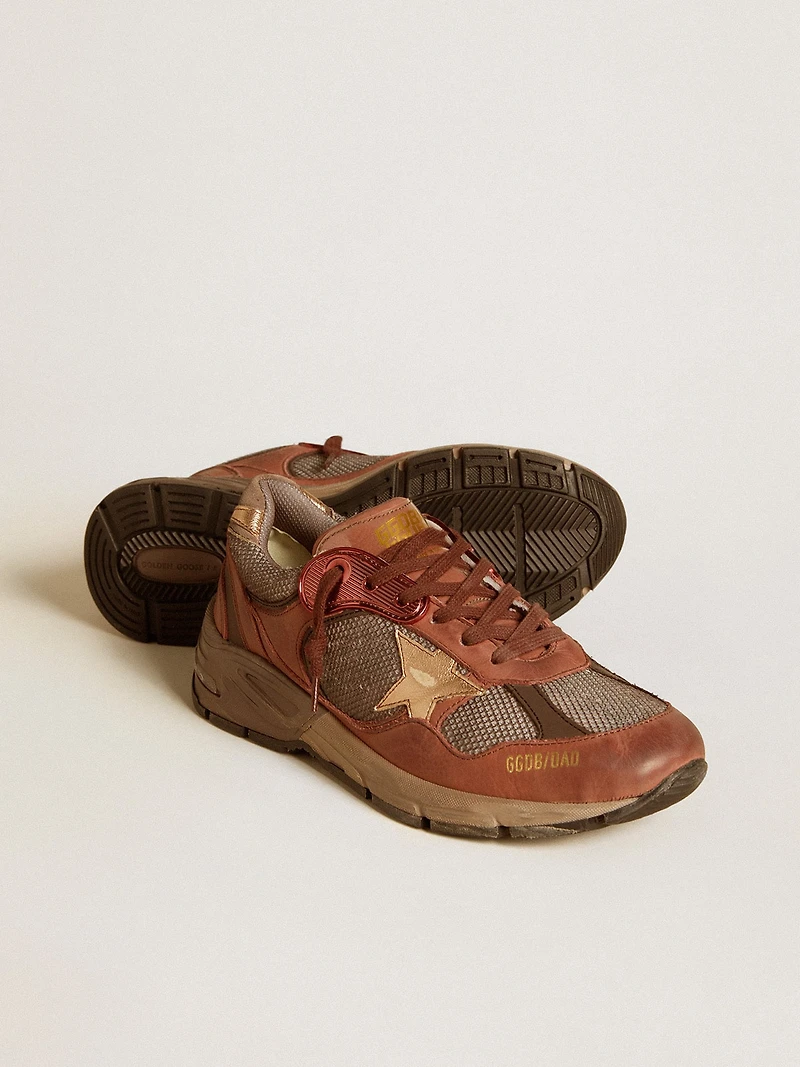 Women's Dad-Star nubuck with gold leather star and suede heel tab