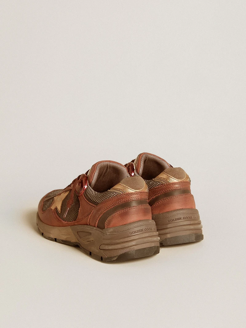 Women's Dad-Star nubuck with gold leather star and suede heel tab