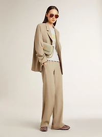 Women's Dad-Star nubuck with gold leather star and suede heel tab