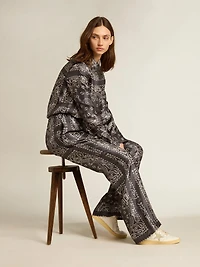 Ball star with suede and metallic leather heel tab