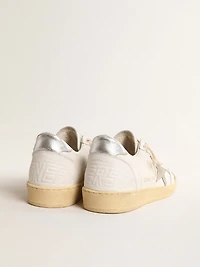 Ball star with suede and metallic leather heel tab