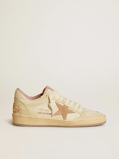 Ball star LTD leather and suede with heel tab
