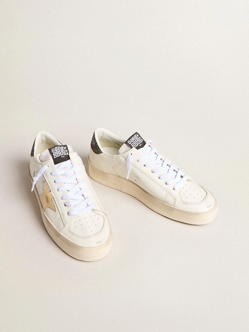 Women’s Stardan with gold star and glitter heel tab