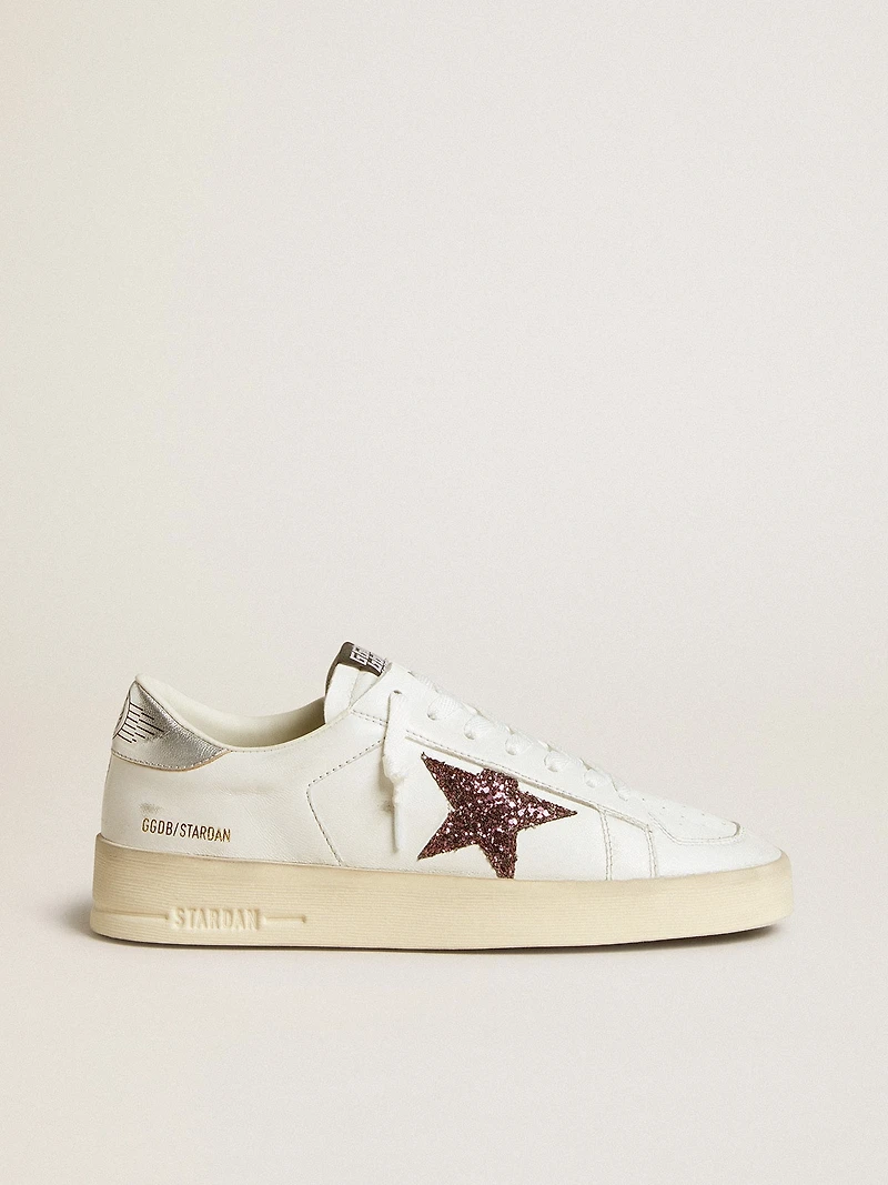 Women's Stardan nappa with glitter star and metallic leather heel tab