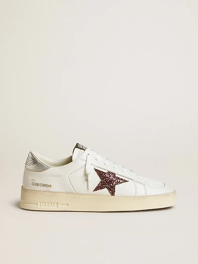 Women's Stardan nappa with glitter star and metallic leather heel tab