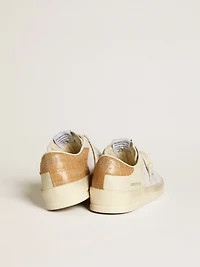 Women's Stardan LTD with beige leather star and crocodile beige leather heel tab