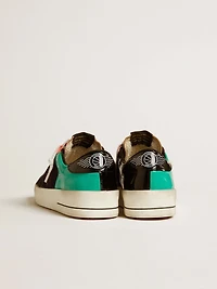 Women's Stardan LAB patent leather and mesh with rubber star