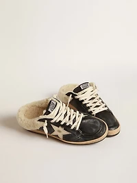 Ball star Sabots nappa with platinum and shearling lining