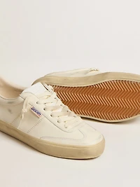 Women's Soul Star white nappa with leather heel tab