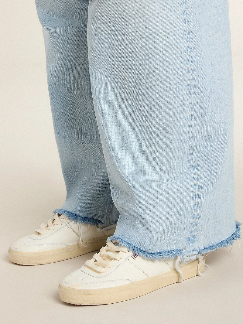 Soul Star white nappa with metallic silver leather heel tab