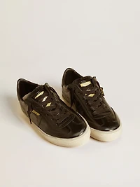 Women's Soul Star in black patent leather with black leather heel tab