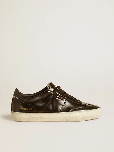 Women's Soul Star black patent leather with heel tab