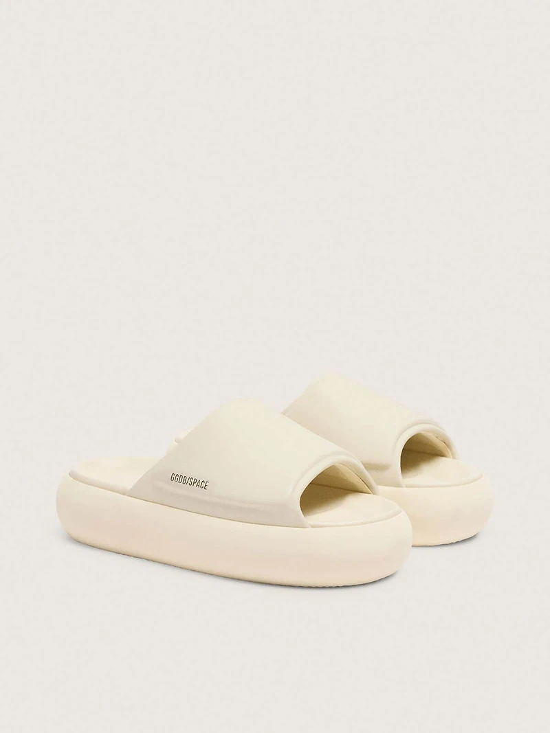 Women's Space-Star slip-ons white leather