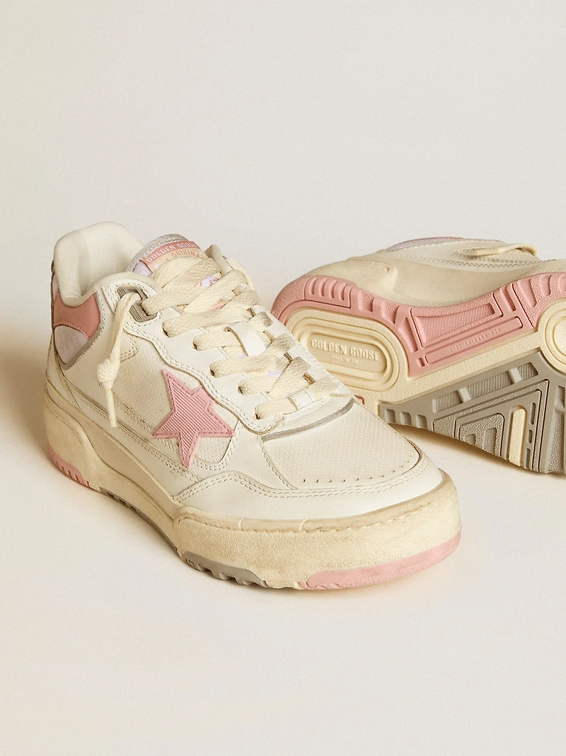 Women’s Forty2 with pink star and white leather heel tab