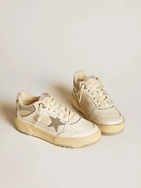 Women’s Forty2 with grey star and white leather heel tab