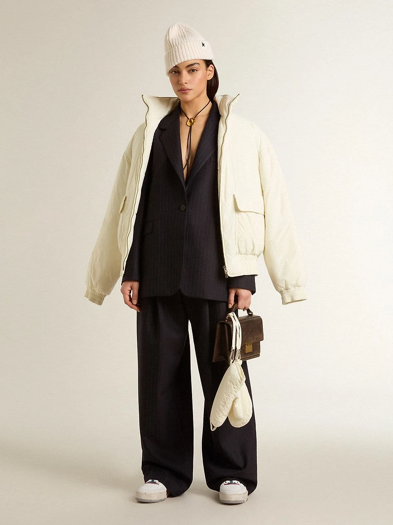 Women's Forty2 with black star and silver foiled leather heel tab