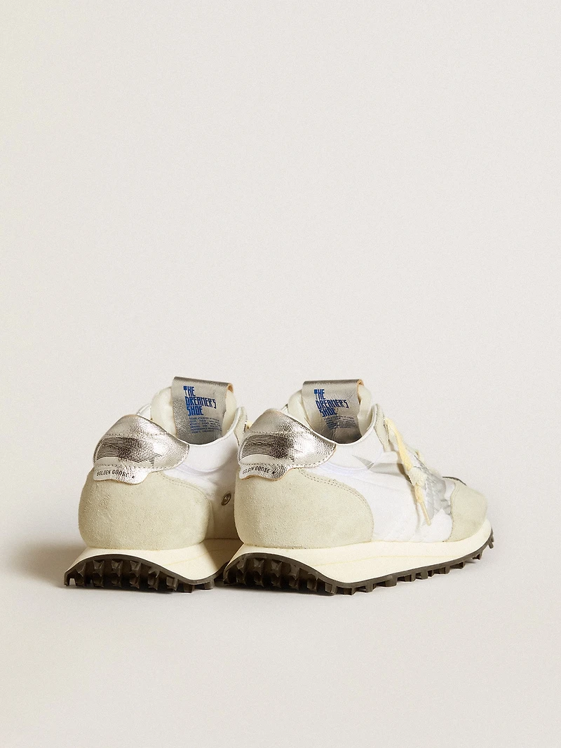 Women’s Marathon with white nylon upper and silver star