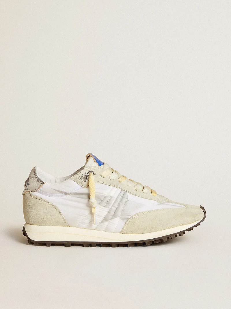 Women’s Marathon with white nylon upper and silver star