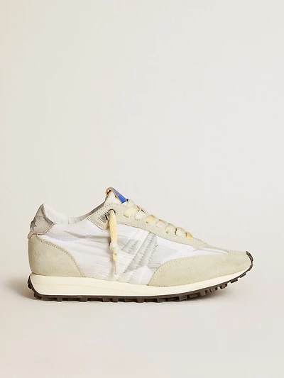 Women’s Marathon with white nylon upper and silver star