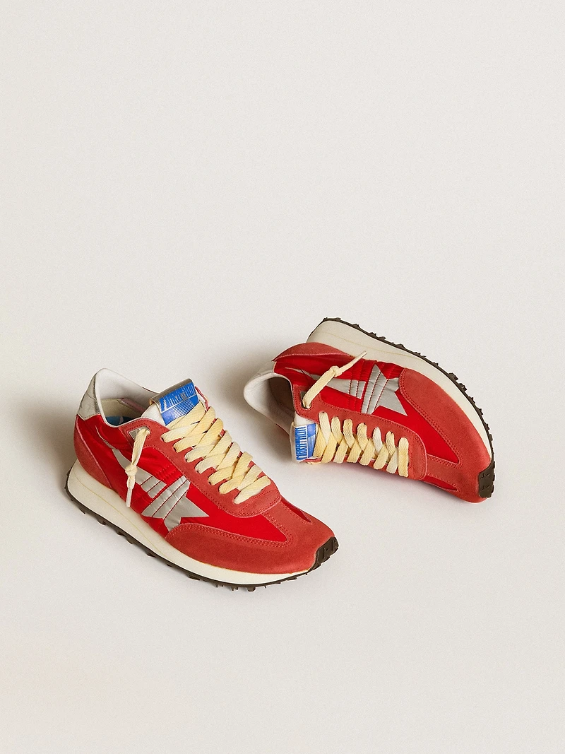 Women’s Marathon with red nylon upper and silver star