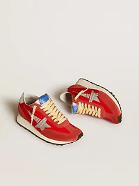 Women’s Marathon with red nylon upper and silver star