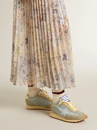 Women’s Marathon with light blue nylon upper and pastel star