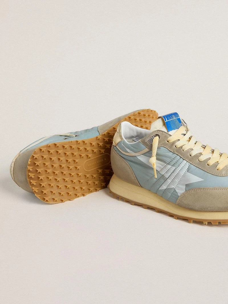 Women’s Marathon with light blue nylon upper and pastel star