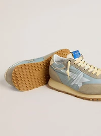 Women’s Marathon with light blue nylon upper and pastel star