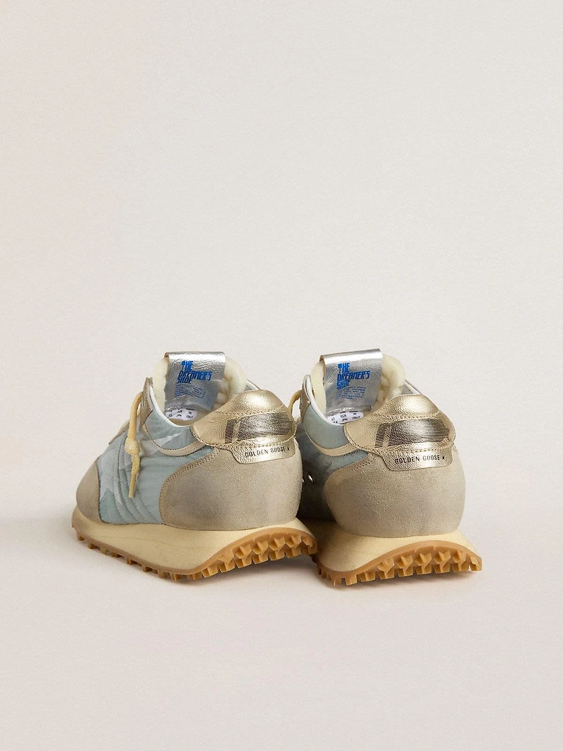Women’s Marathon with light blue nylon upper and pastel star