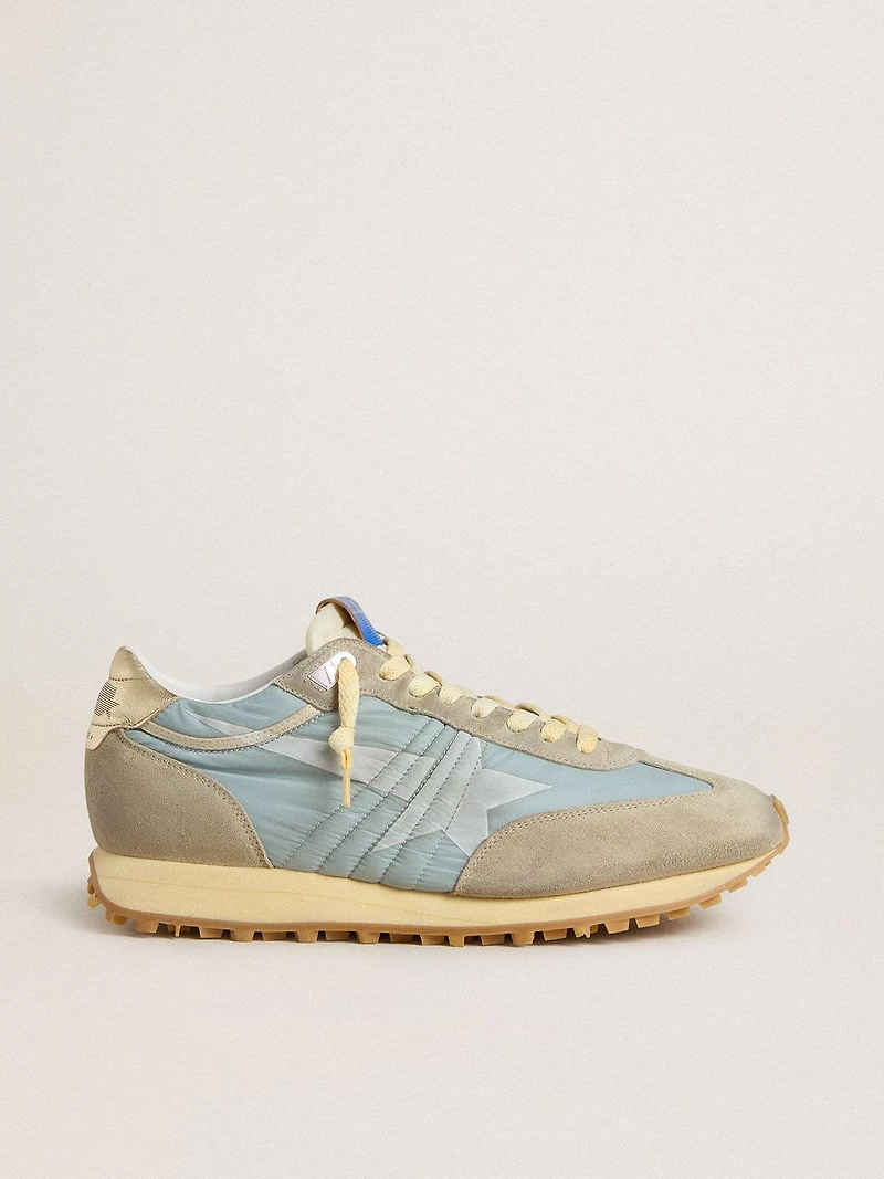 Women’s Marathon with light blue nylon upper and pastel star