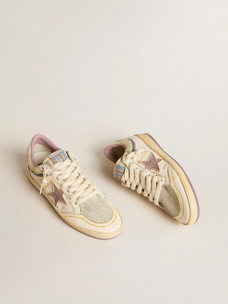 Women's Ball star nappa leather with mauve TPU and heel tab