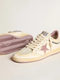 Women's Ball star nappa leather with mauve TPU and heel tab