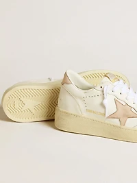 Women's Ball star with pink nubuck and heel tab