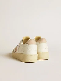 Women's Ball star with pink nubuck and heel tab