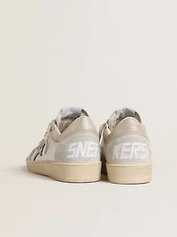 Women's Ball star with metallic leather and glossy heel tab
