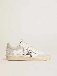 Women's Ball star with metallic leather and glossy heel tab