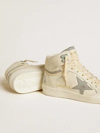 Women's Sky-Star leather with light blue star and white heel tab