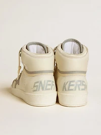 Women's Sky-Star leather with light blue star and white heel tab