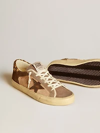 Women’s Super-Star suede with leather star and pony skin heel tab