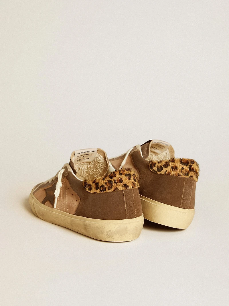 Women’s Super-Star suede with leather star and pony skin heel tab