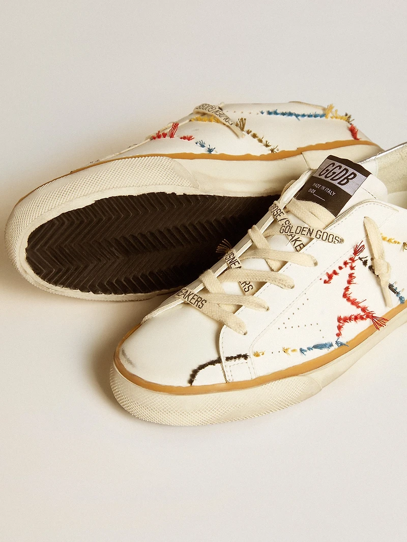Women’s Super-Star LTD with perforated star and metallic leather heel tab