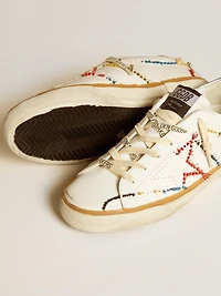 Women’s Super-Star LTD with perforated star and metallic leather heel tab