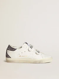 Bio-based Old School with perforated star and glitter heel tab
