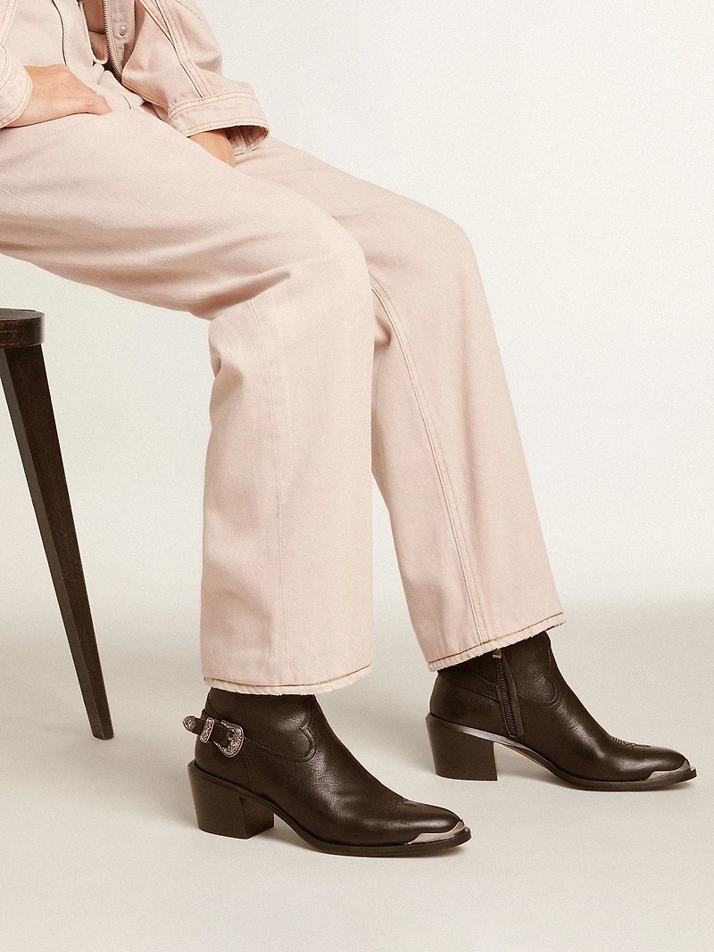 Patty ankle boots black leather