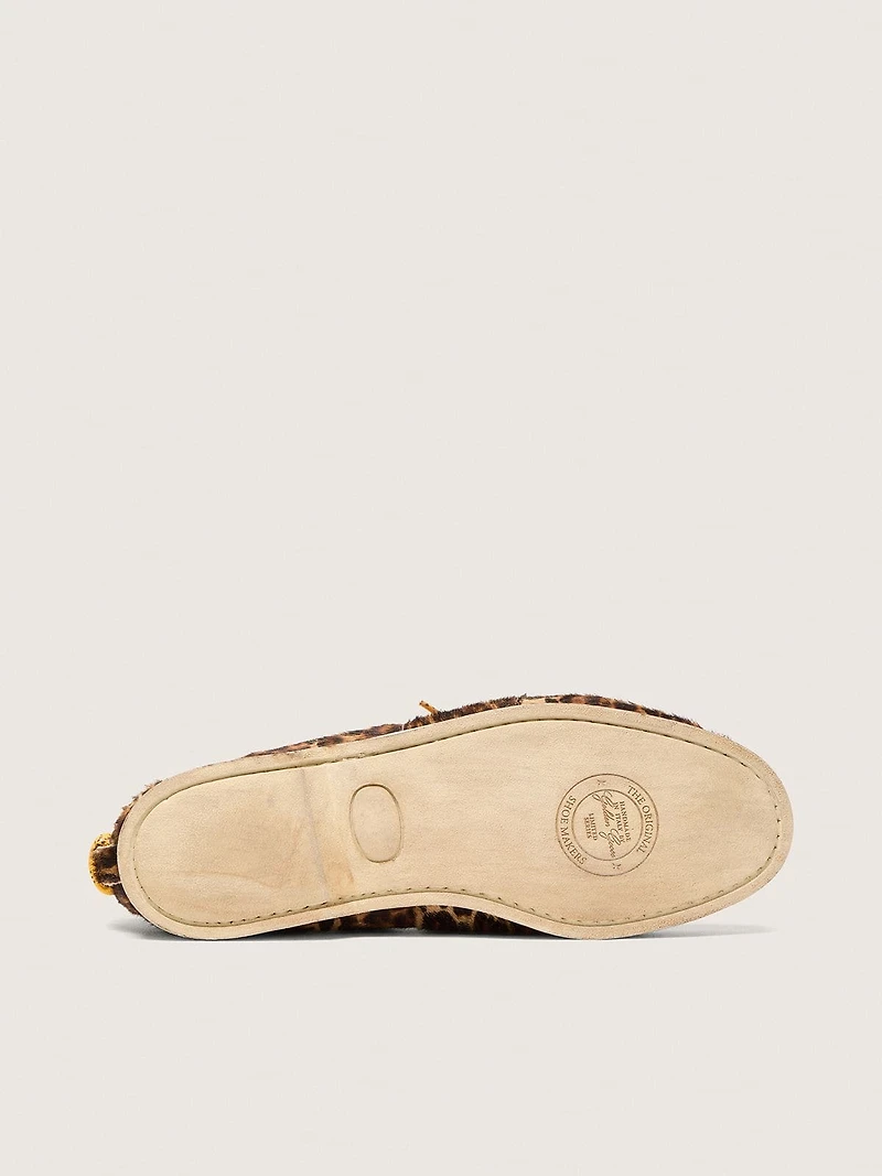 Women's Cruise loafer leopard-print pony skin